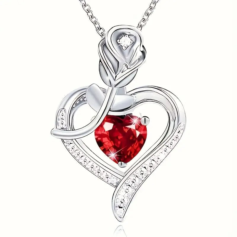 BettyRae - Emberveil Necklace White Gold