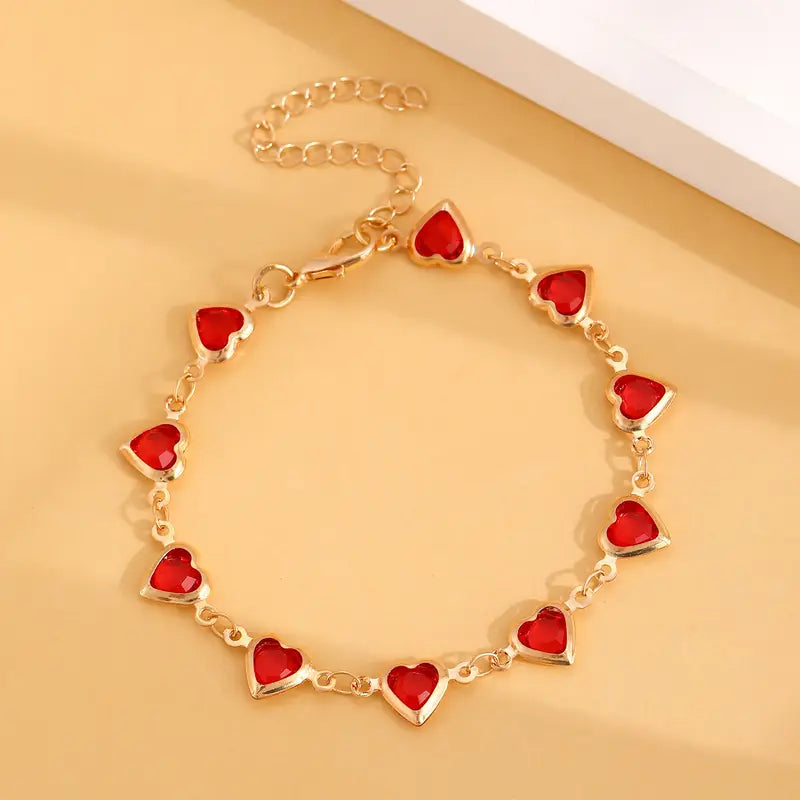 BettyRae - Garnetelle Gold Bracelet