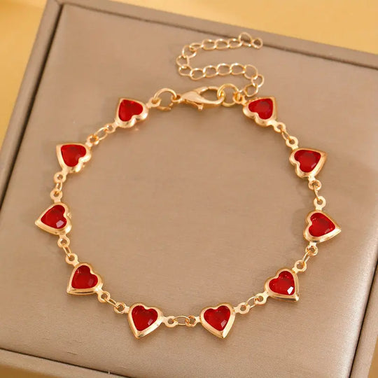 BettyRae - Garnetelle Gold Bracelet