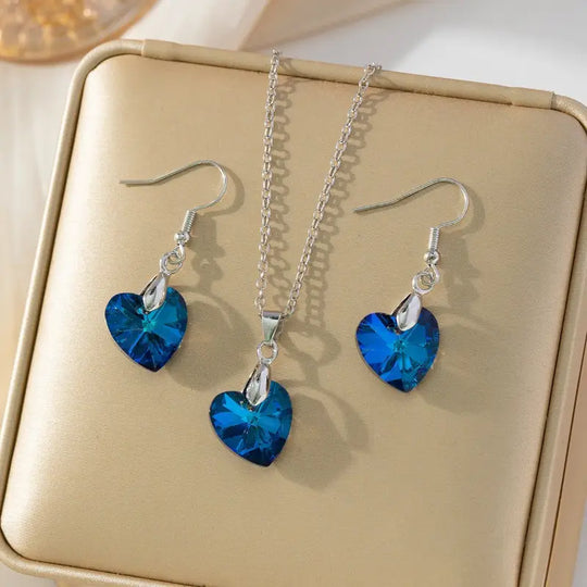 BettyRae - Lenora Caerwyn Jewelry Set White Gold