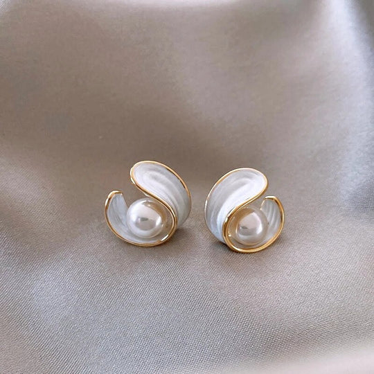 BettyRae - Luxe White Opal Earrings