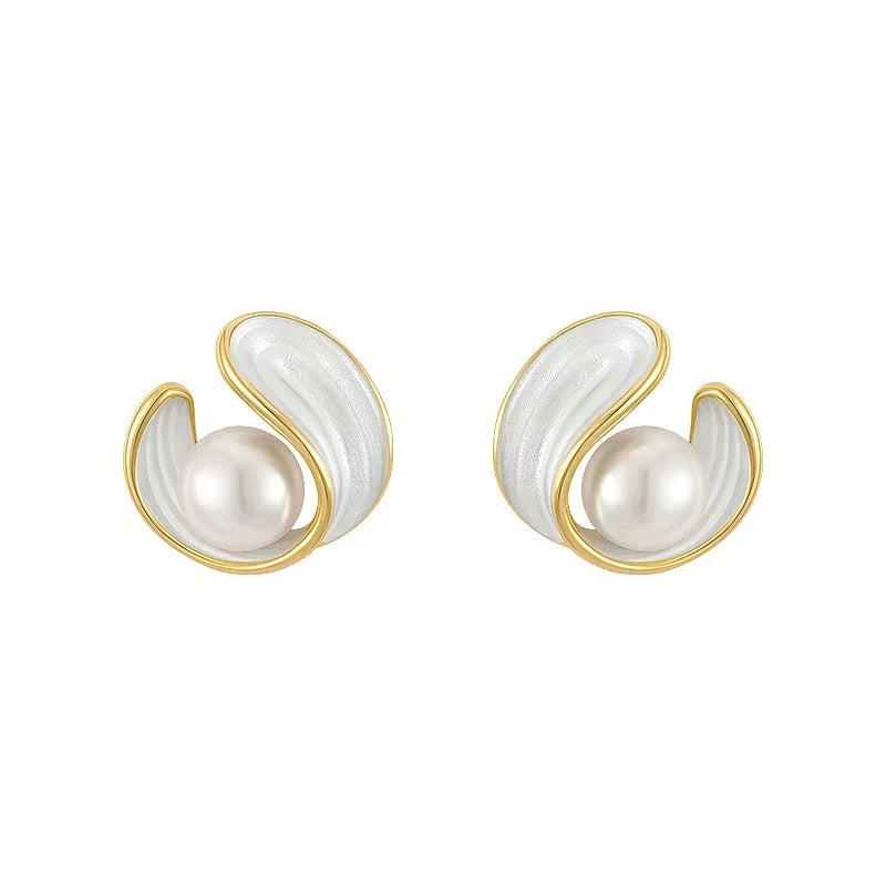 BettyRae - Luxury White Earrings