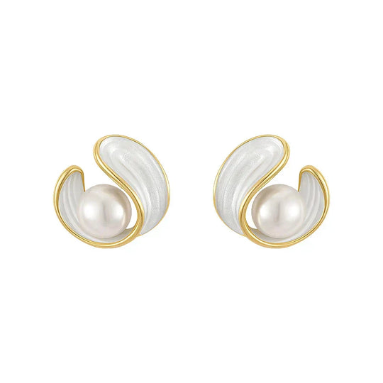 BettyRae - Luxury White Earrings
