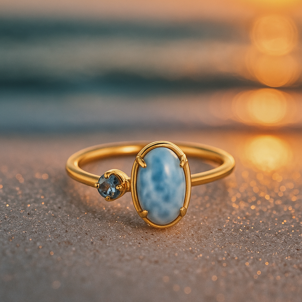 BettyRae - Ring in silver with topaz