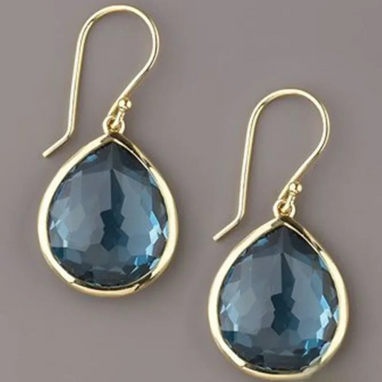 BettyRae - Retro Blue Crystal Drops