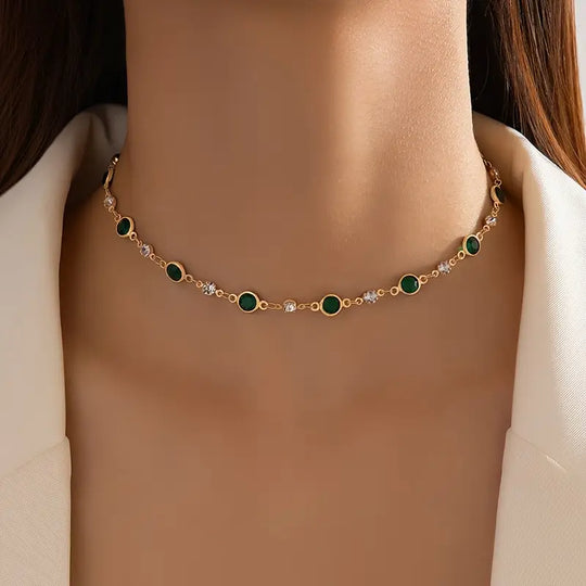 BettyRae - Emerald Green Pendant Necklace