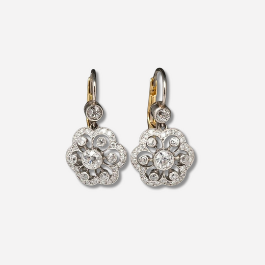 BettyRae™ - Mandala Vintage Crystal Earrings