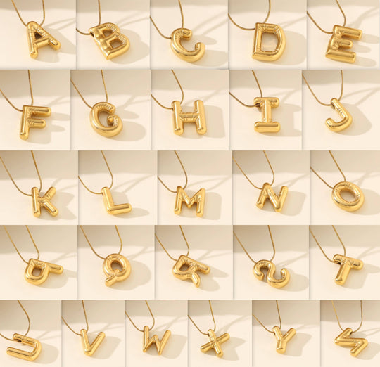 BettyRae - Love letter initial necklace