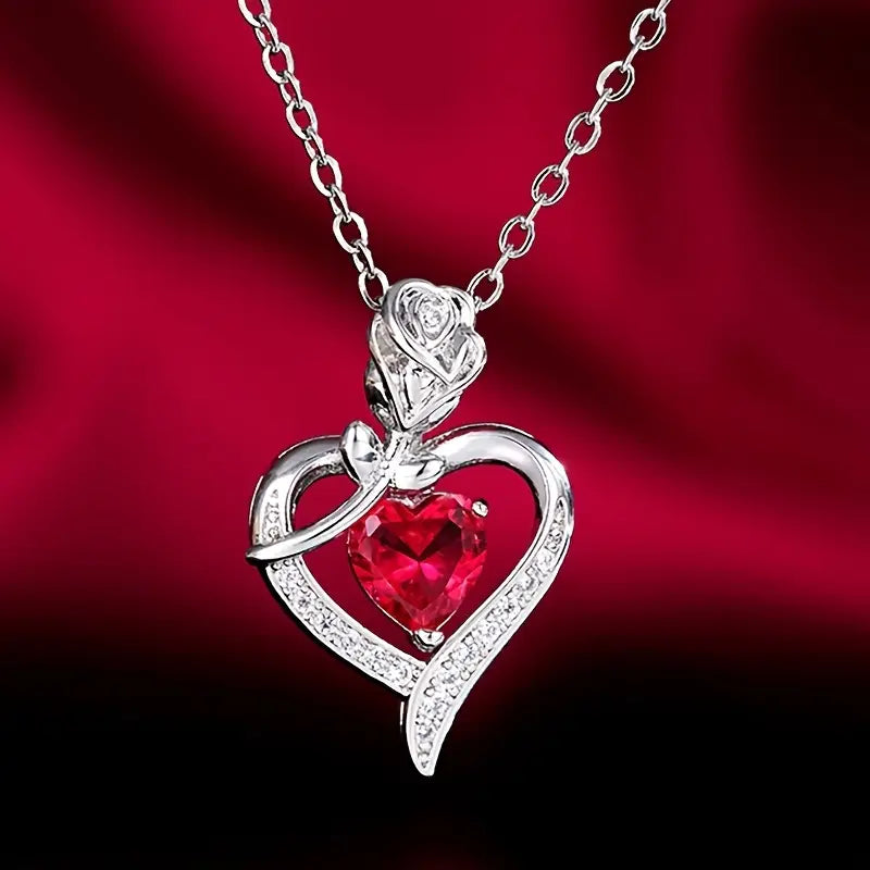 BettyRae - Emberveil Necklace White Gold