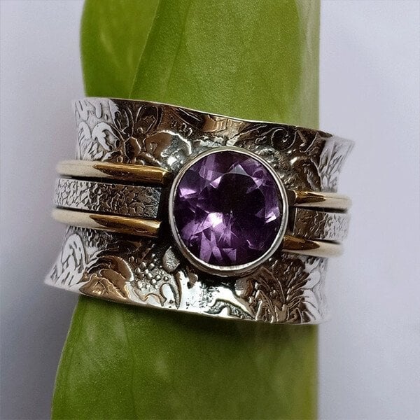BettyRae - Bohemian Crystal Look Meditation Ring