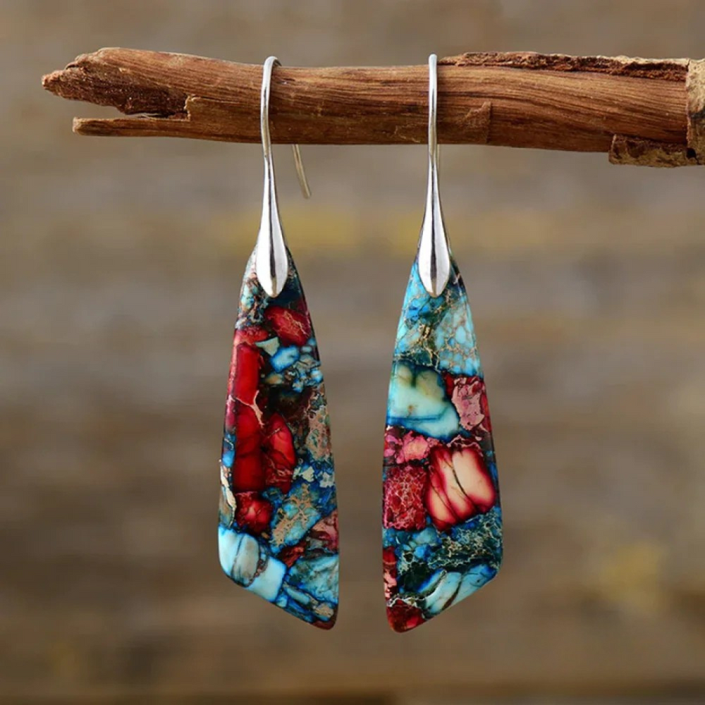 BettyRae™ - Vintage Colorful Stone Earrings