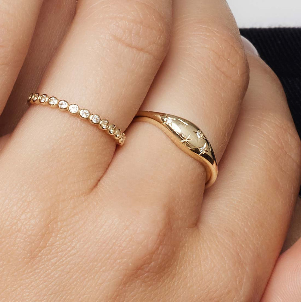 BettyRae™ - Diamond Dome Ring