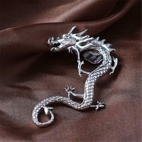 BettyRae - Silver Dragon Earrings