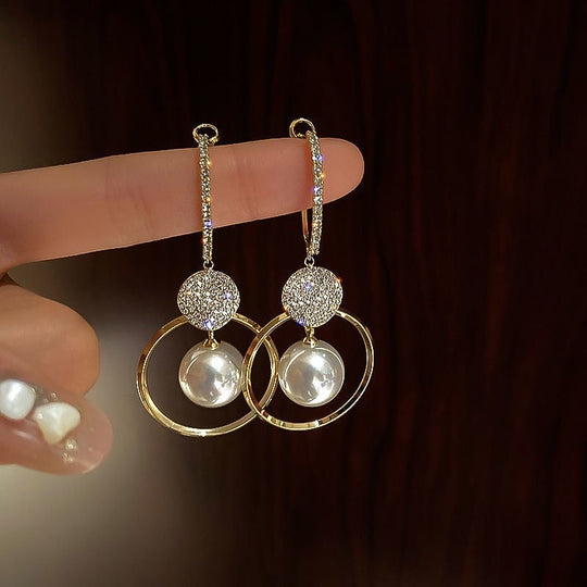 BettyRae - Luxe Earrings with Cultured Pearls