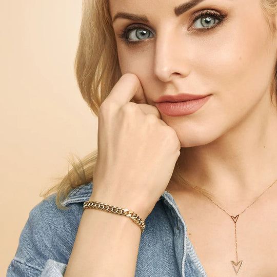 BettyRae - Estate Cuban Style Bracelet