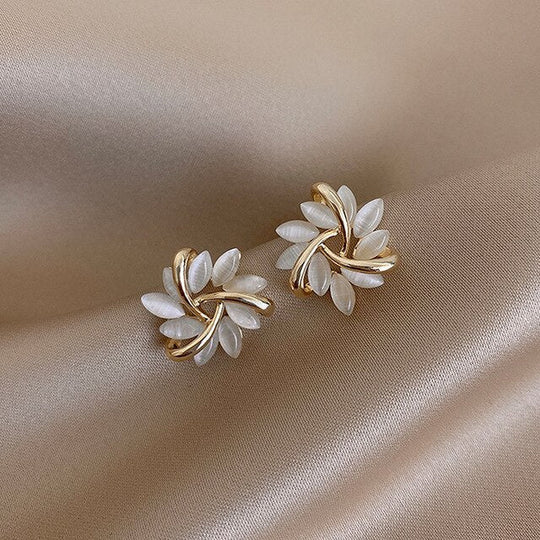 BettyRae - Luxe White Opal Earrings
