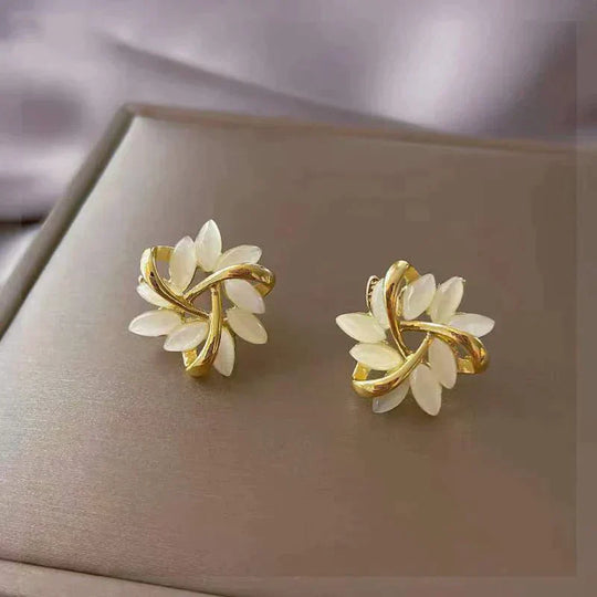 BettyRae - Luxe White Opal Earrings