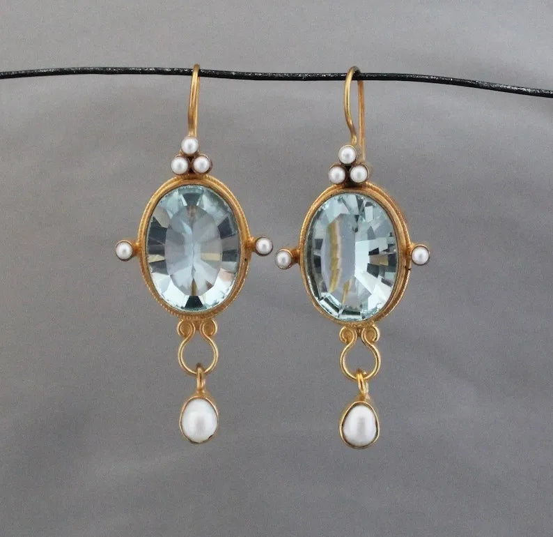 BettyRae™ - Maylin vintage pearl earrings