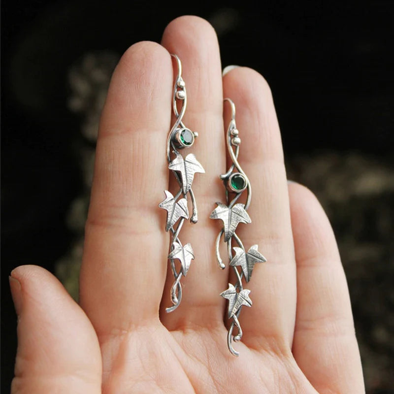 BettyRae - Blue Crystal Elf Earrings