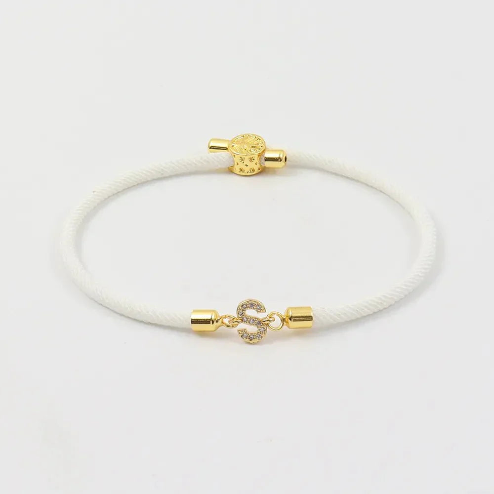 BettyRae - Personalized Unity Diamond Initial Bracelet