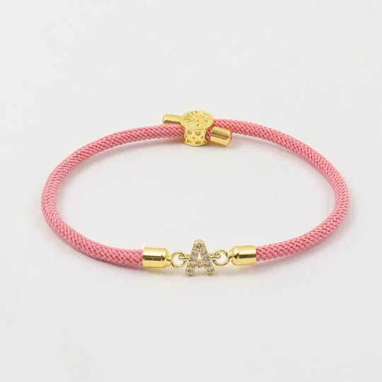 BettyRae - Personalized Unity Diamond Initial Bracelet