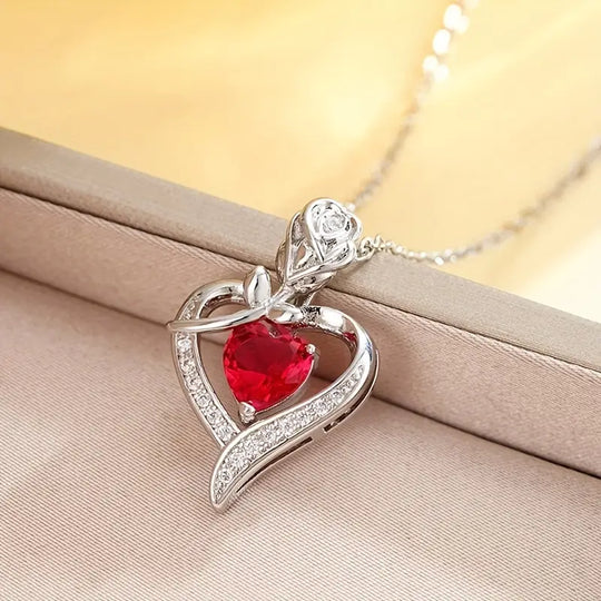 BettyRae - Emberveil Necklace White Gold