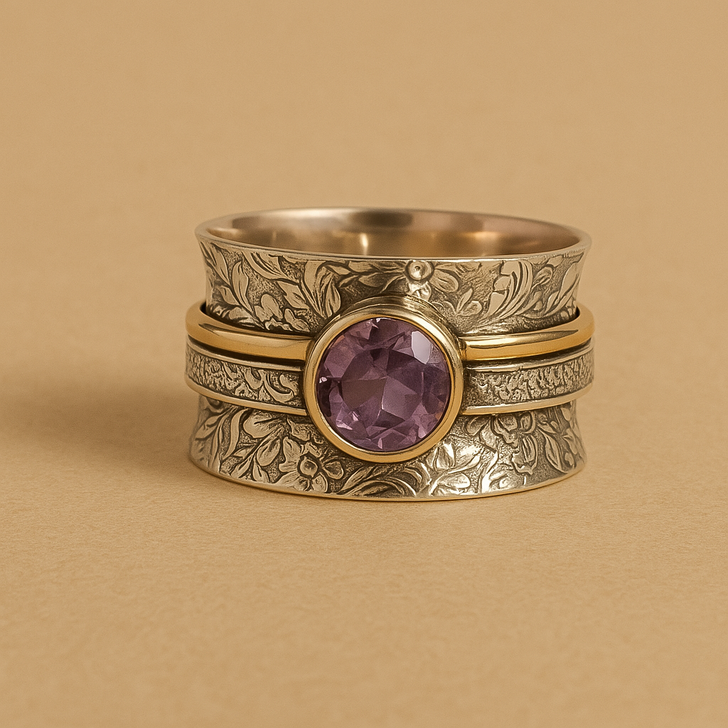 BettyRae - Bohemian Crystal Look Meditation Ring