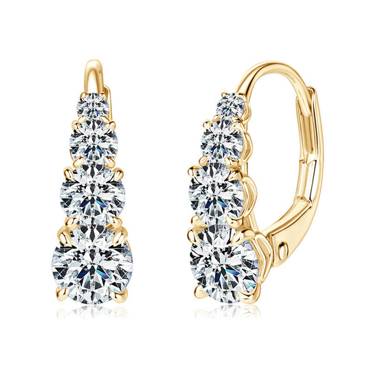 BettyRae™ - Carol four stone earrings