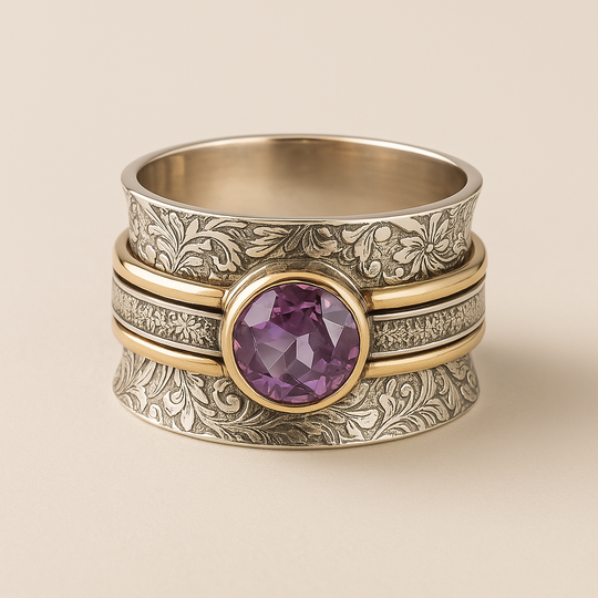 BettyRae - Bohemian Crystal Look Meditation Ring