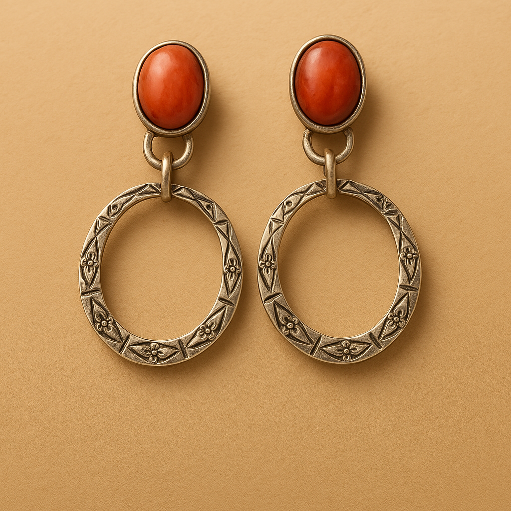 BettyRae™ - Boho Vintage Onyx Earrings