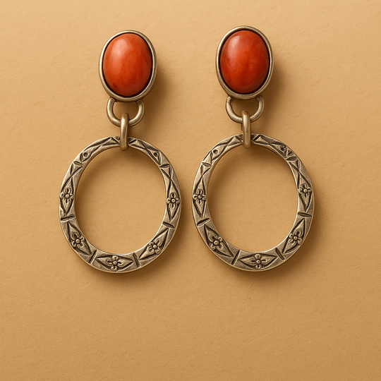 BettyRae™ - Boho Vintage Onyx Earrings