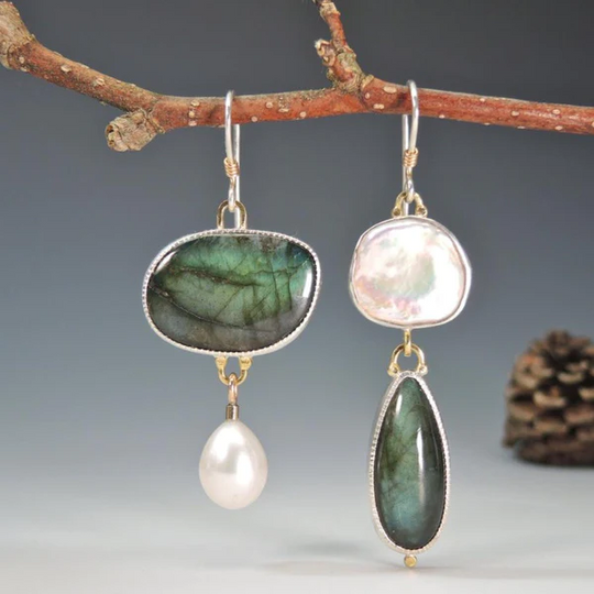 BettyRae™ - Vintage Natural Stone Earrings