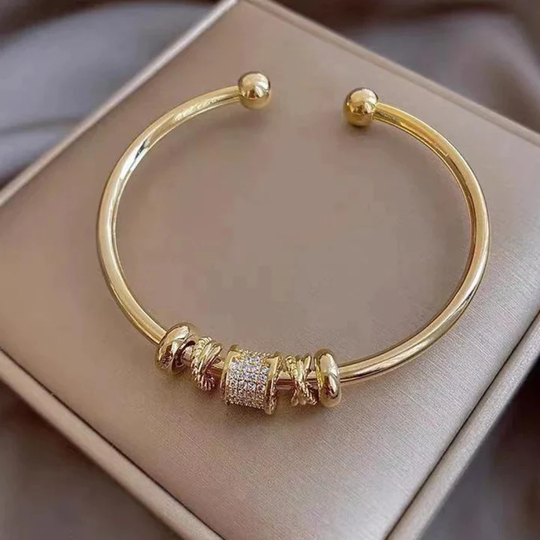 BettyRae - Golden Zirconia Elegant Bracelet
