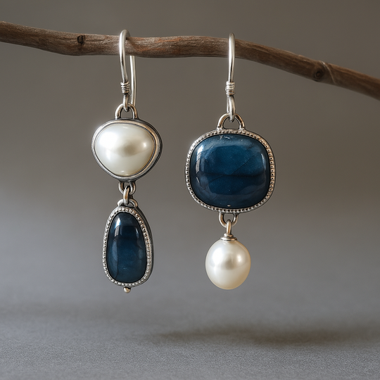 BettyRae™ - Vintage Natural Blue Stone Earrings