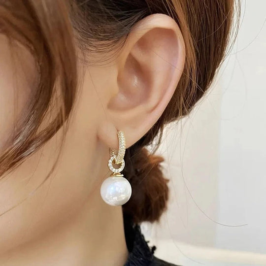 BettyRae - Elegant Pearl Earrings