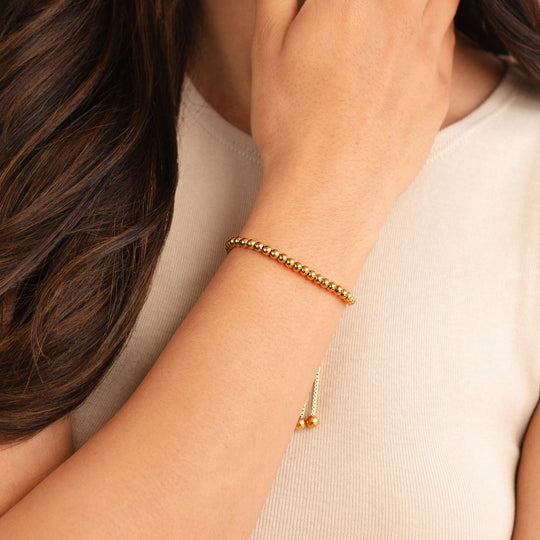 BettyRae - Beaded Gold Bracelet