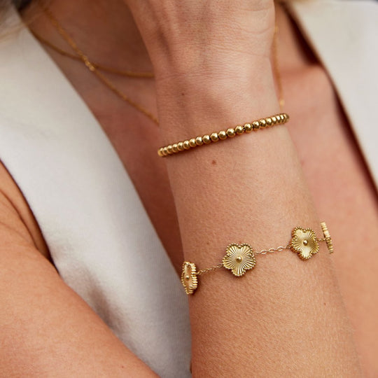 BettyRae - Beaded Gold Bracelet