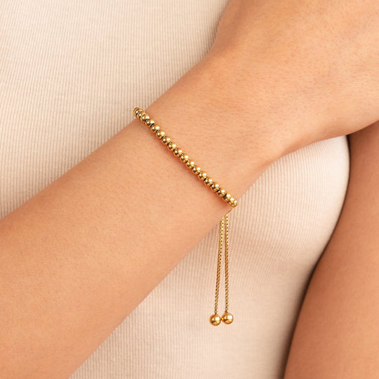 BettyRae - Beaded Gold Bracelet