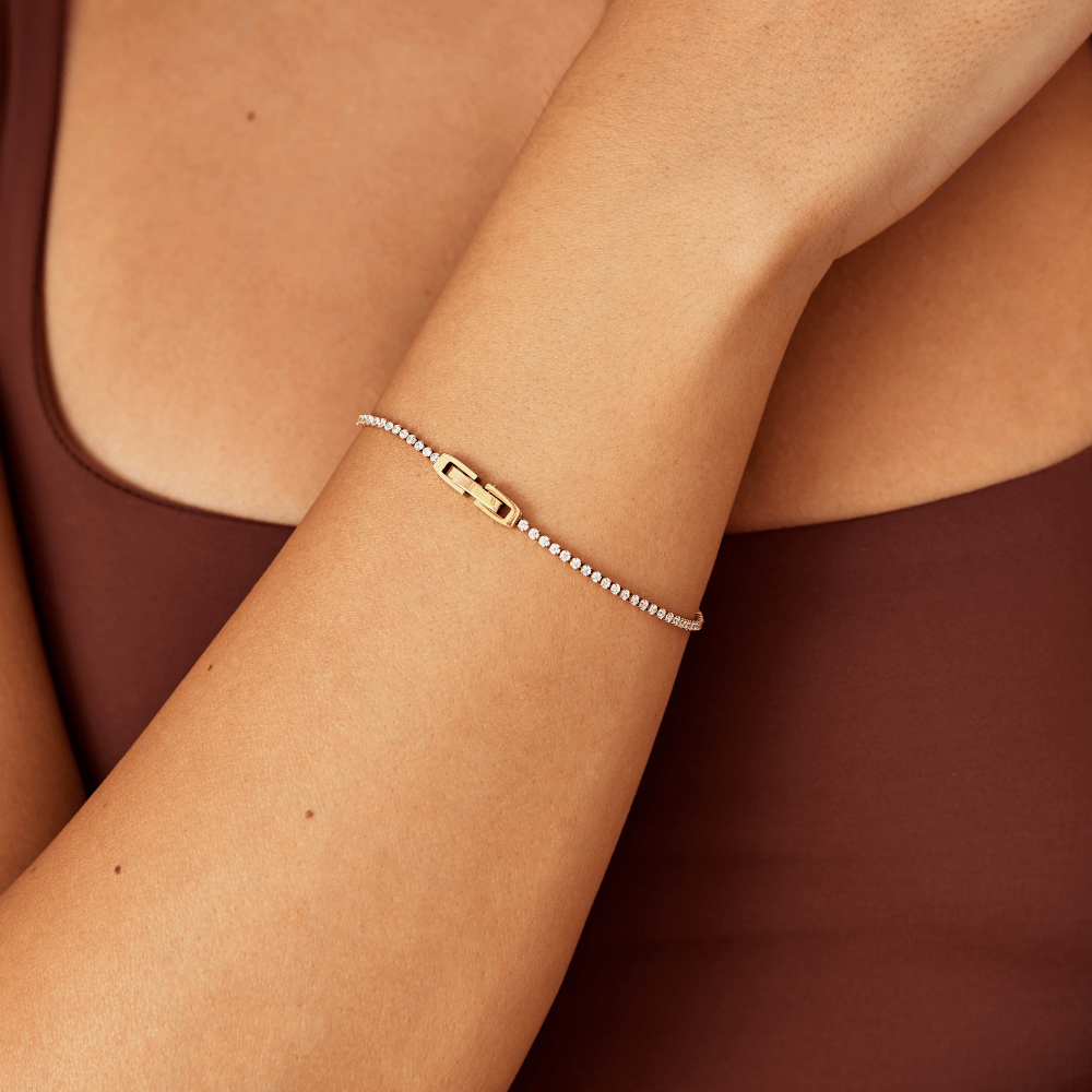 BettyRae - Crystal Gold Bracelet