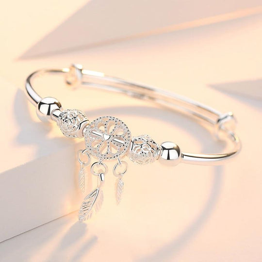 BettyRae - Silver Adjustable Dreamcatcher Bracelet
