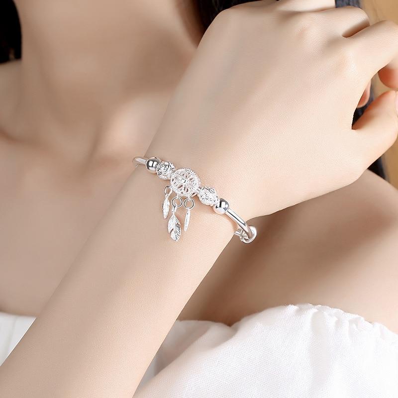 BettyRae - Silver Adjustable Dreamcatcher Bracelet