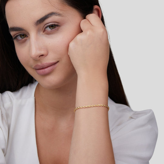BettyRae - Twisted Chic Gold Bracelet